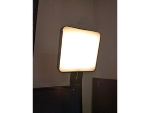 cámara transmisión ligero lámpara LED softbox 3d print model - Mito3D