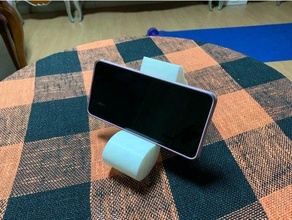 Nota phone ficar pé maçã galáxia Iphone samsung 3d print model - Mito3D