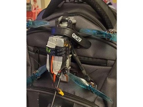 sırt çantası Uçan göz Kulp destek kayış fpv yarışçı 3d print model - Mito3D