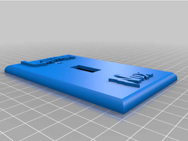 Harry alfarero ligero cubierta carcasa funda cambiar interruptor panel 3D print model - Mito3D