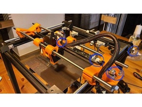 ender 5 10mm linear varas mod bmg clone direto dirigir ender5 movimento modificação 3d print model - Mito3D