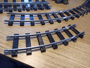 35-gauge curved rail track locomotive model railroad model railway model trains rail rails track train