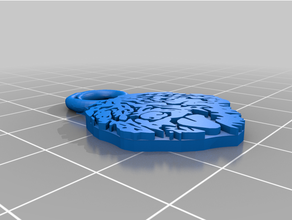 dog tag - spanish water labradoodle dreadlocks 3d print model - Mito3D