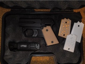 detonics gladiator 500 grips detonic pistol 3d print model - Mito3D