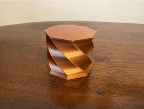 torcere scatola vaso modalità Conservazione contorto 3d print model - Mito3D