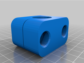 rohrschelle 20mm tubo abrazadera listón conducto raccord 3d print model - Mito3D
