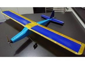 light weight upgrade muffin rc airplane 3d print model - Mito3D