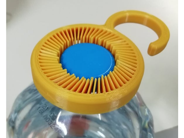 klein Größe Deckel Öffner neu gemischt Haustier Flasche 3D print model - Mito3D