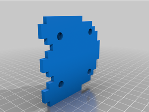 8 bit mıknatıslar 8bit buzdolabı mıknatıs Galaga Pacman hayalet 3d print model - Mito3D