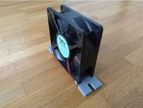 fan mounting bracket 3030 extrusion 3d print model - Mito3D