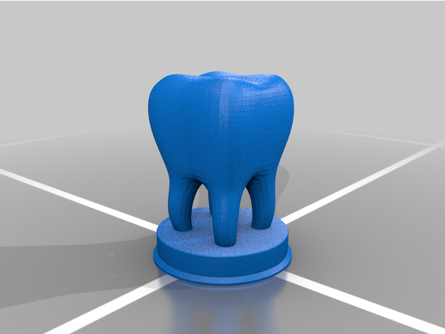 tooth trophy 3D print model - Mito3D