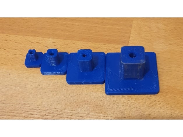 individual socket holder hand tools orgnizer sockets wall mount mounted 3D print model - Mito3D