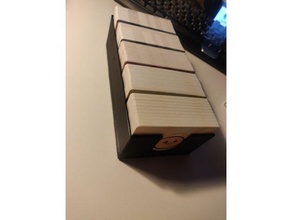 juicio tarjeta soporte caja tarjetas cianuro felicidad 3d print model - Mito3D