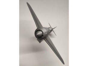 simples Lavochkin la 7 aeronave avião lutador modelo espiralizado vaso modo ww2 wwii 3d print model - Mito3D
