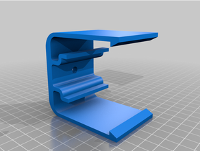 liman navlun Led iş Lamba montaj dirsek 3d print model - Mito3D