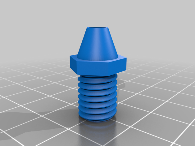 4mm ugello estrusore ceramica 3d stampa vespa compatibile stampante argilla deltawasp incolla 3D print model - Mito3D