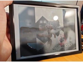 e-ink digital photo frame 3d print model - Mito3D