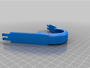 hamster tube agrafe 3d print model - Mito3D