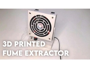 fume extractor diy fan solder soldering station fumes tool 3d print model - Mito3D