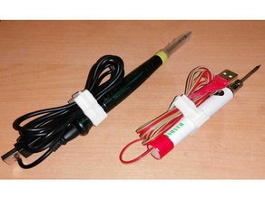 soudure câble agrafe 3d print model - Mito3D