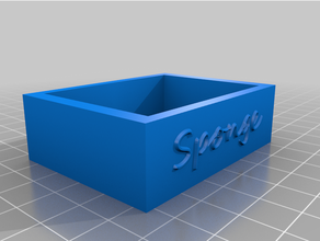Schwamm Halter Unterstützung Container 3d print model - Mito3D