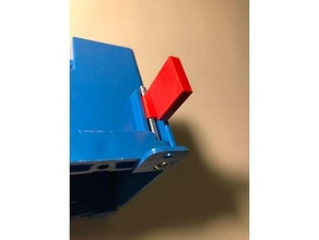 reemplazo aleta eléctrico toma corriente caja pared 3d print model - Mito3D