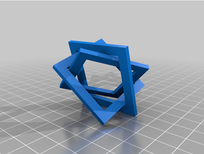 brunnian squares impossible fidget fun nested puzzle 3d print model - Mito3D