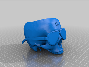 Gédéon crâne dé titulaire soutien fantaisie nécromancie 3d print model - Mito3D