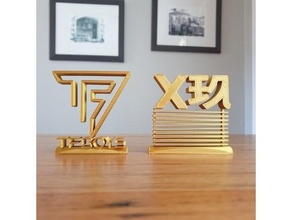 cpop adornos China chino música año popular fácil regalo kpop apoyo ornamento tfboys x nine xnine 3d print model - Mito3D