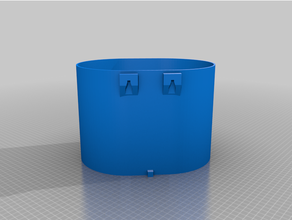 enforcável composto bin balde suspensão Pia 3d print model - Mito3D