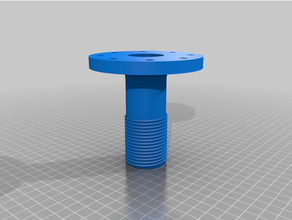 flange 40mm pipe 3d print model - Mito3D