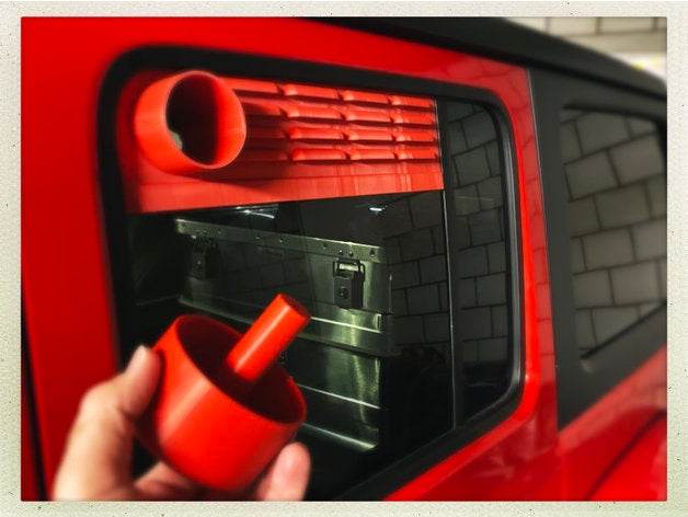 jeep wrangler jlu finestra aerazione pannelli aria condizione ventilazione ausiliario riscaldamento campeggio jl radice tenda in viaggio 3D print model - Mito3D