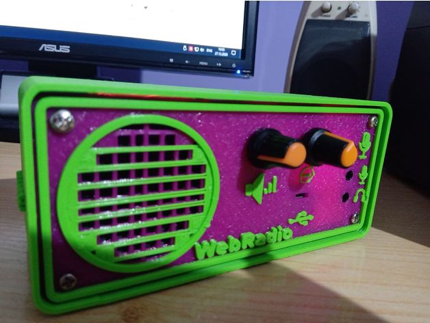 toile radio logement webradio 3D print model - Mito3D