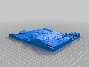 bunch frozen horror tiles dungeon heroquest 3d print model - Mito3D