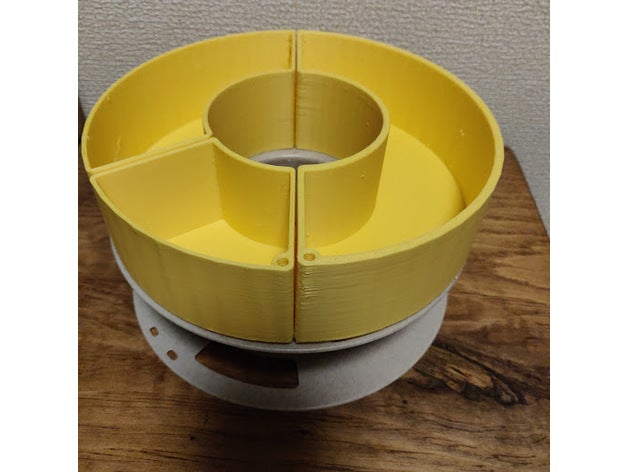 small container reprapper reusing spools 3d printer 489 reuse spool 3D print model - Mito3D