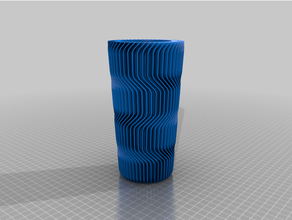wave lamp yeah open remix diffuser 3d print model - Mito3D