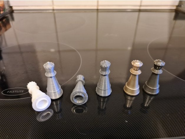 Kasparov Schach schonen Königin scisys saitek 3D print model - Mito3D