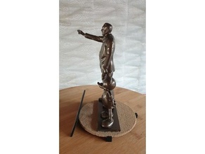remezclado versión disneyland disney socios estatua 3d print model - Mito3D