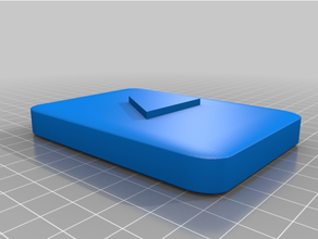 youtube button 3d print model - Mito3D