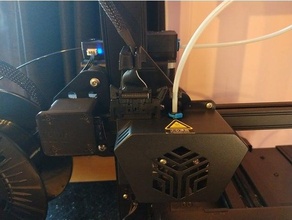 creality cr-6 se cable support ptfe clamp cr6-se openscad 3d print model - Mito3D