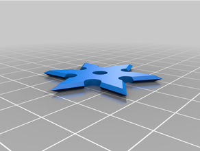ninja Estrela estrela 3d print model - Mito3D