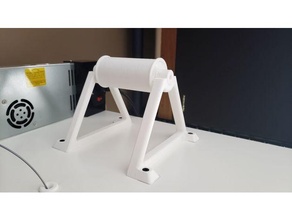 Carls 100 gedruckt Lager Spule Halter Unterstützung eingesperrt Walze Filament Spulenhalter montieren 3d print model - Mito3D