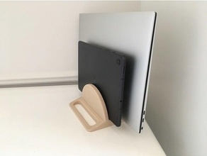 laptop tablet desk rack 3d print model - Mito3D