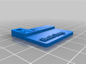 filament échantillon dremel pla 3d print model - Mito3D