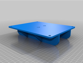 logitech x56 saitek hotas table mount 40x80 joystick monstertech saitekx56 3d print model - Mito3D