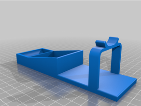 oneblade razor holder bathroom dock organizer philips shaver 3d print model - Mito3D