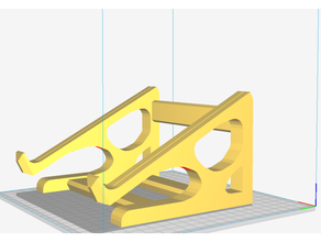 Laptop Stand robust 3d print model - Mito3D