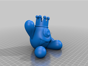 monstre cool bob facile amusement drôle mini support soutien pop impression 3d print model - Mito3D