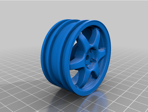 compomotive m06 hex12 rc roues échelle 3d print model - Mito3D