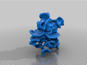 algal deity 1 rhodophyta voidbunnies 3d print model - Mito3D